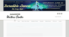 Desktop Screenshot of gloucesterwriters.org